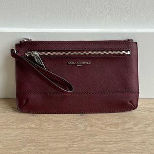 KARL LAGERFELD Paris wristlet.